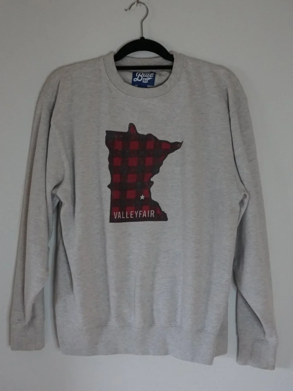 Minnesota Valleyfair Light Gray Crewneck Sweatshirt (medium)
